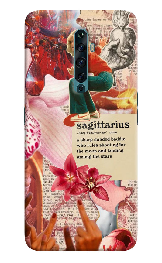 Sagittarius Zodiac Oppo Reno2 F Back Cover