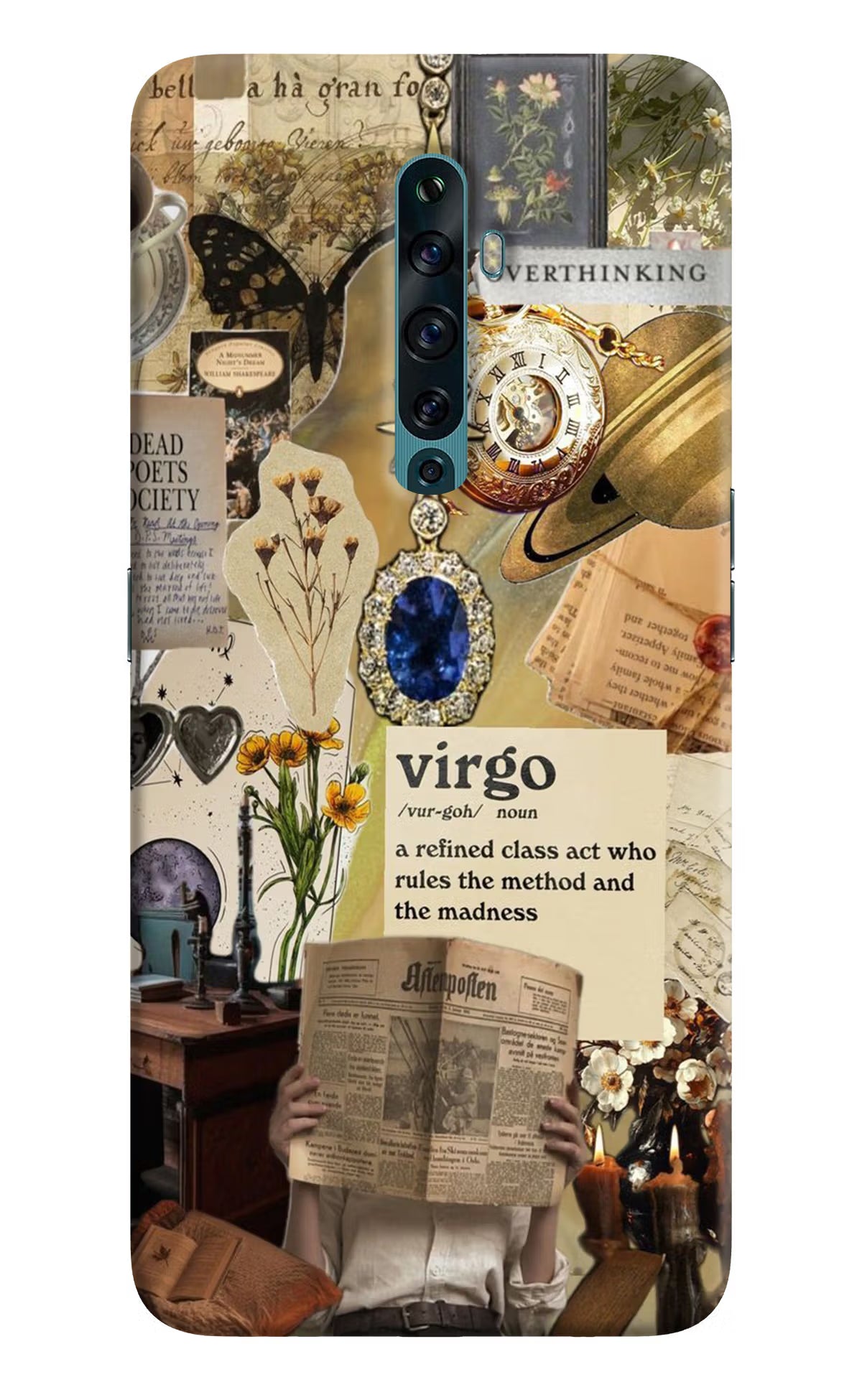 Virgo Zodiac Oppo Reno2 F Back Cover