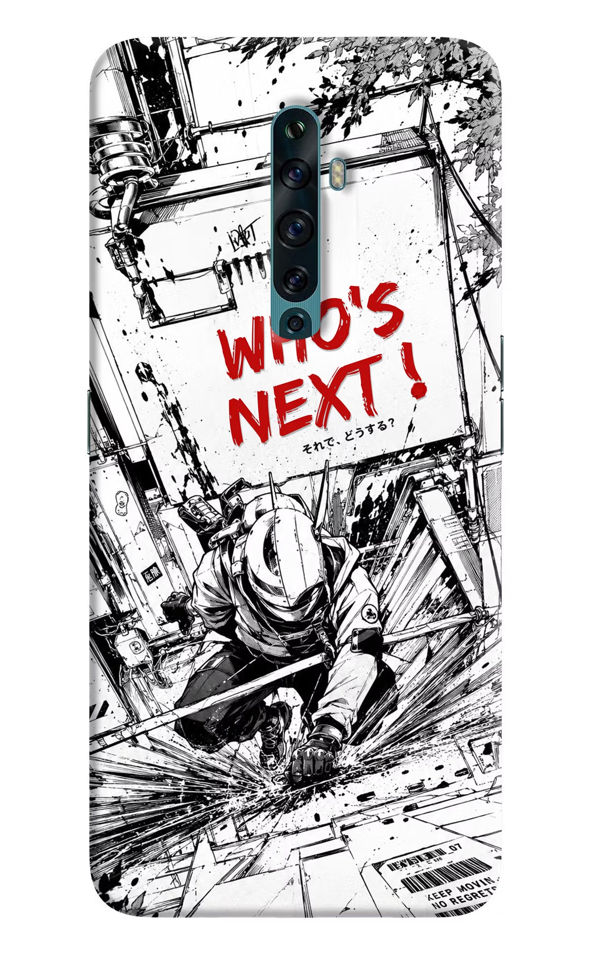 Who's Next Oppo Reno2 F Back Cover