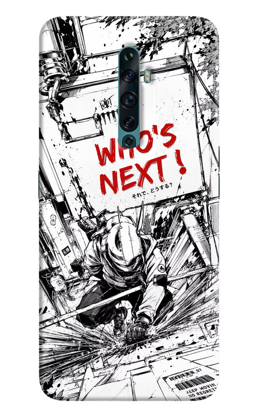 Who's Next Oppo Reno2 F Back Cover