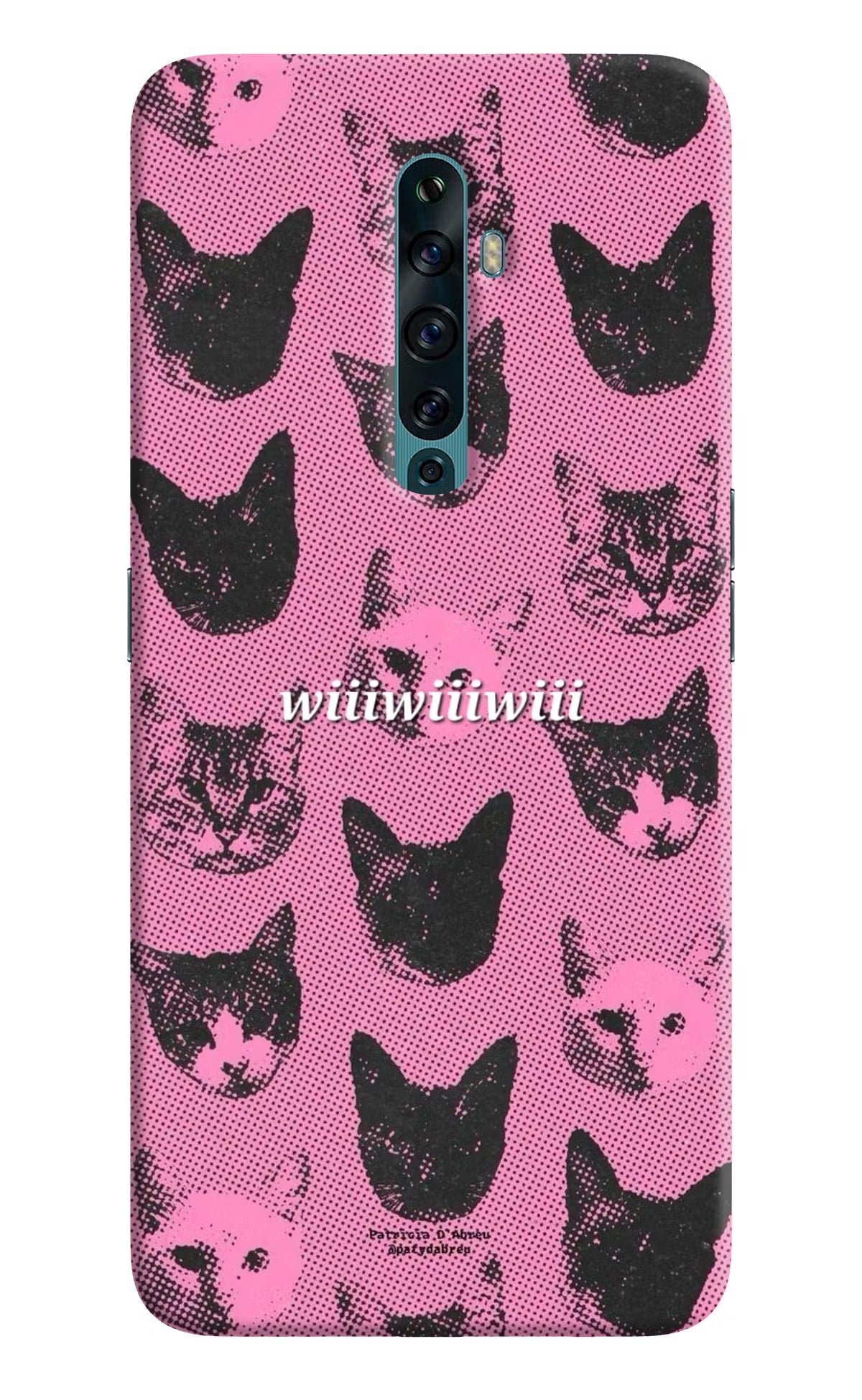 Pink Cats Oppo Reno2 F Back Cover