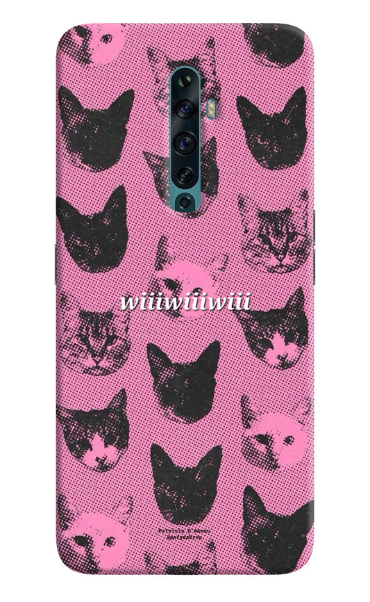 Pink Cats Oppo Reno2 F Back Cover