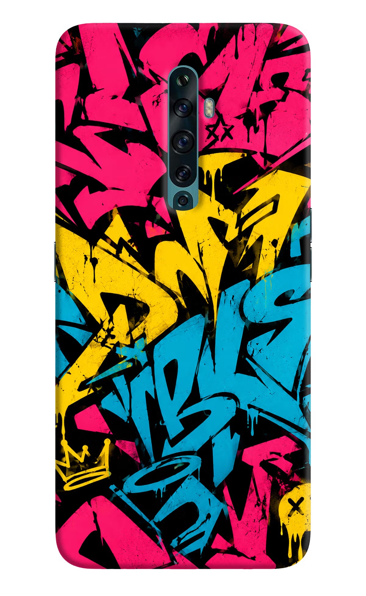 Graffiti Vibe Oppo Reno2 F Back Cover