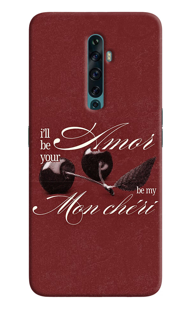 Velvet Cherry Oppo Reno2 F Back Cover