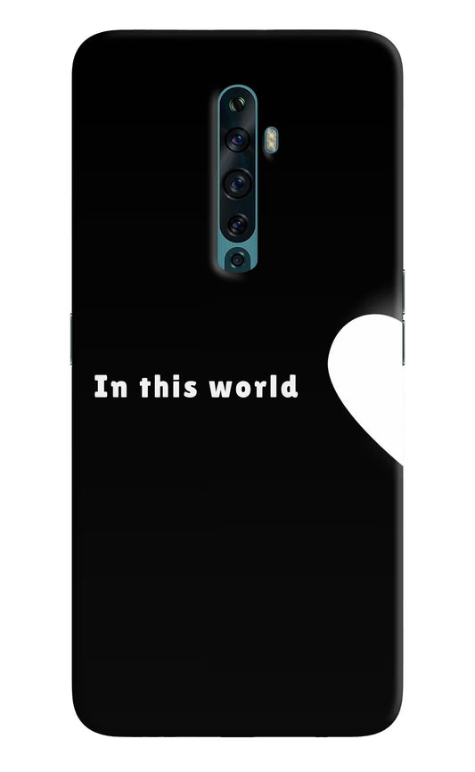 This World Oppo Reno2 F Back Cover