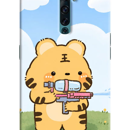 Tiger Treat Oppo Reno2 F Back Cover