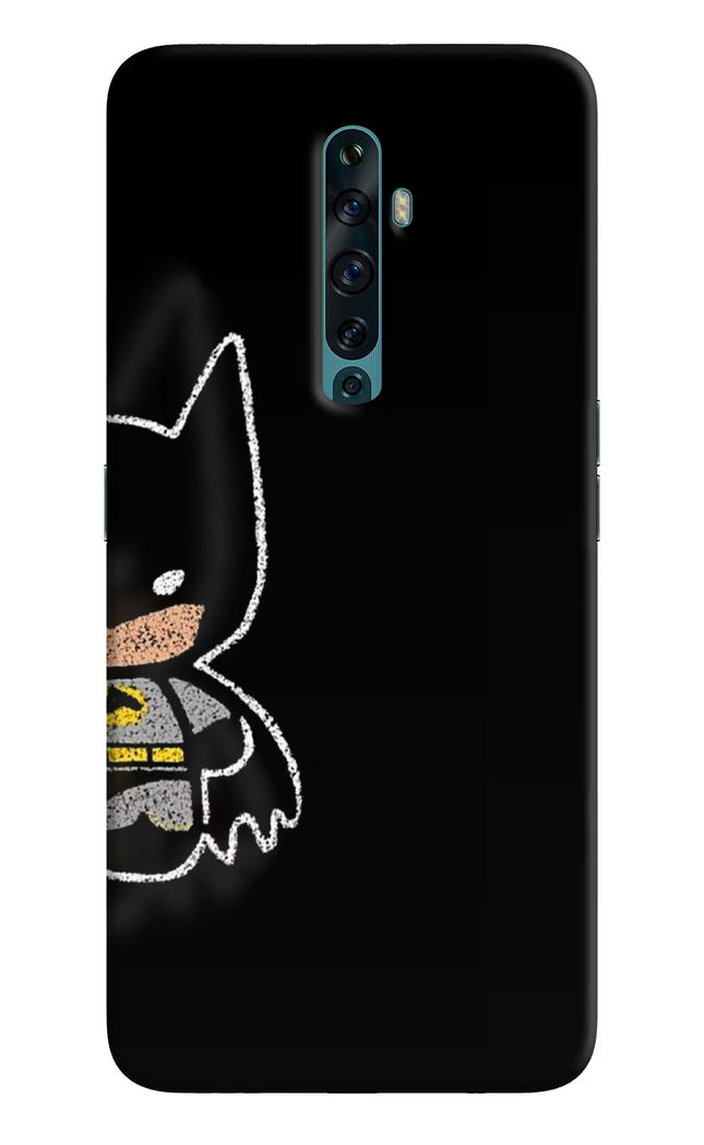 Bat Kitty Oppo Reno2 F Back Cover