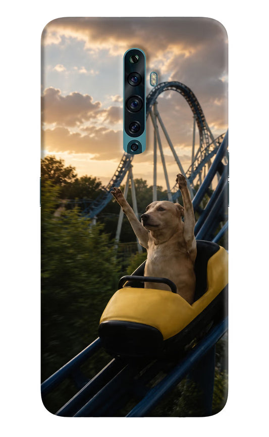 Rollercoaster Dog Oppo Reno2 F Back Cover