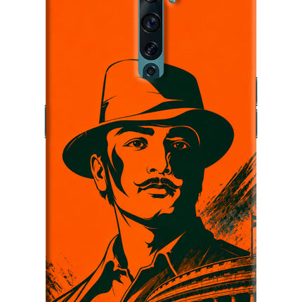 Bhagat Singh Legacy Oppo Reno2 F Hard Case Back Cover by Casekaro