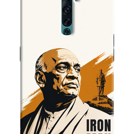 Sardar Patel Iron Will Oppo Reno2 F Hard Case Back Cover by Casekaro