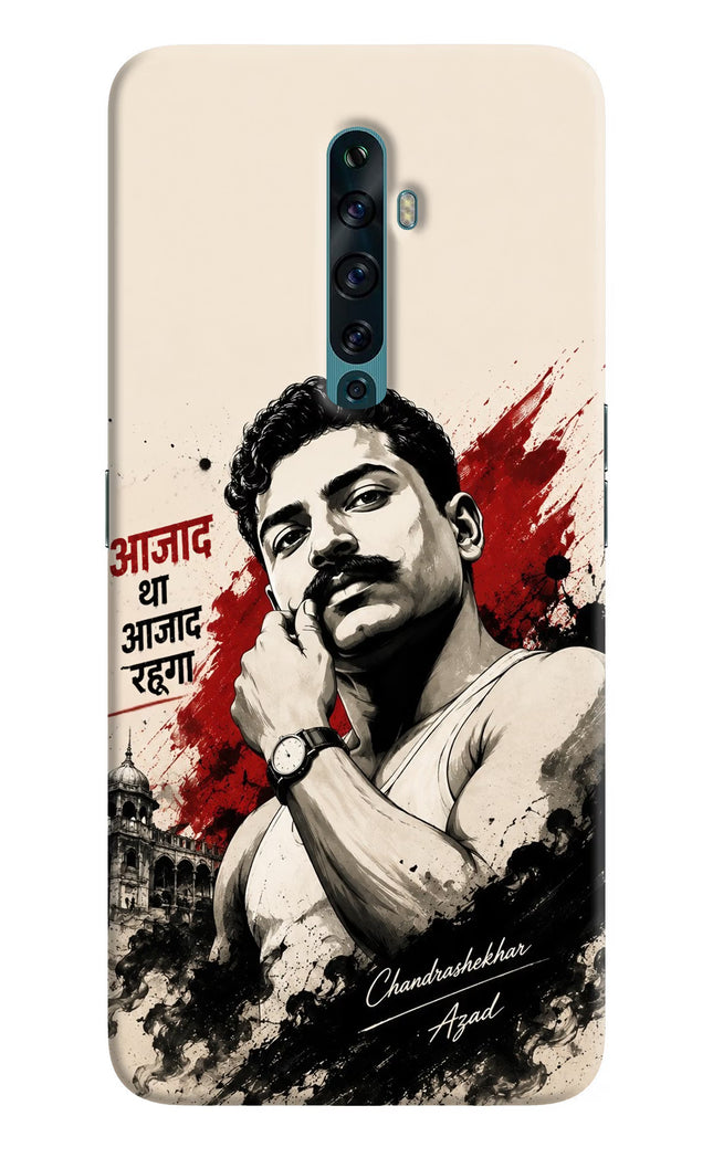 Chandrashekhar Azad Fearless Oppo Reno2 F Hard Case Back Cover by Casekaro