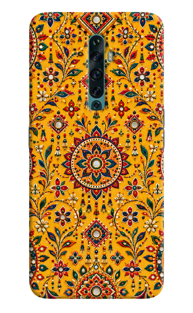 Sunlit Aura Oppo Reno2 F Hard Case Back Cover by Casekaro