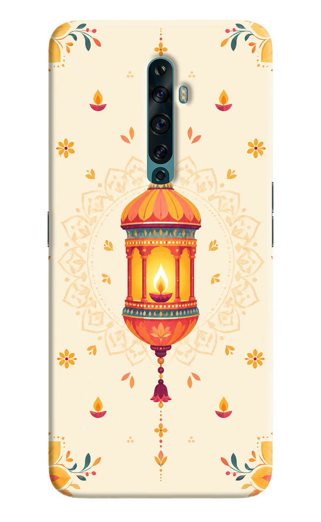 Golden Lantern Oppo Reno2 F Hard Case Back Cover by Casekaro