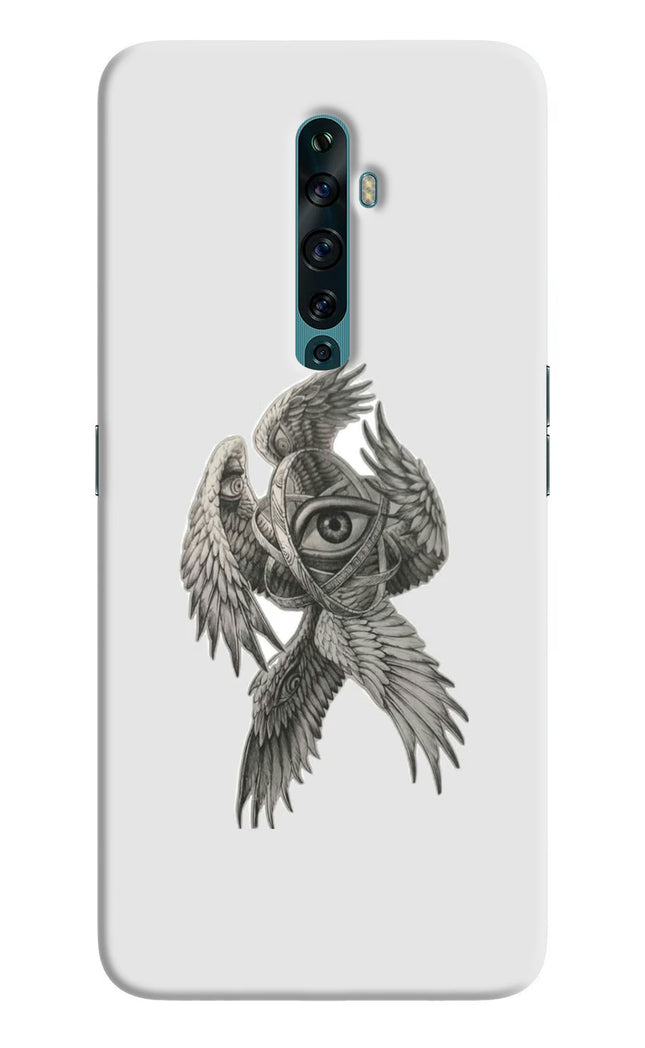 Accurate Angel Oppo Reno2 F Hard Case Back Cover by Casekaro