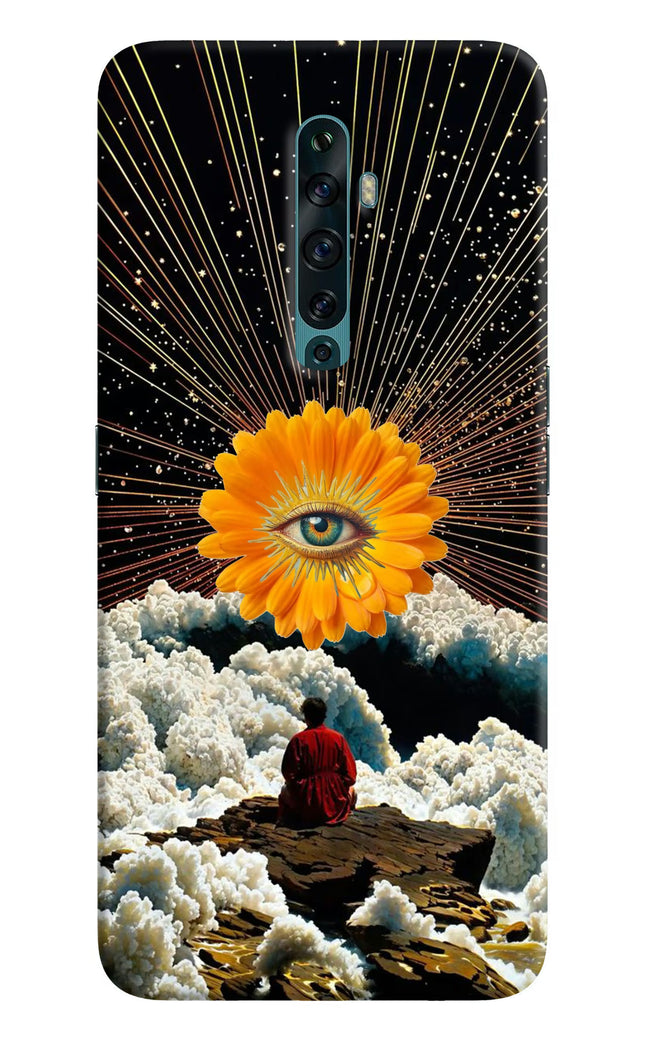 Cosmic Flower Oppo Reno2 F Hard Case Back Cover by Casekaro