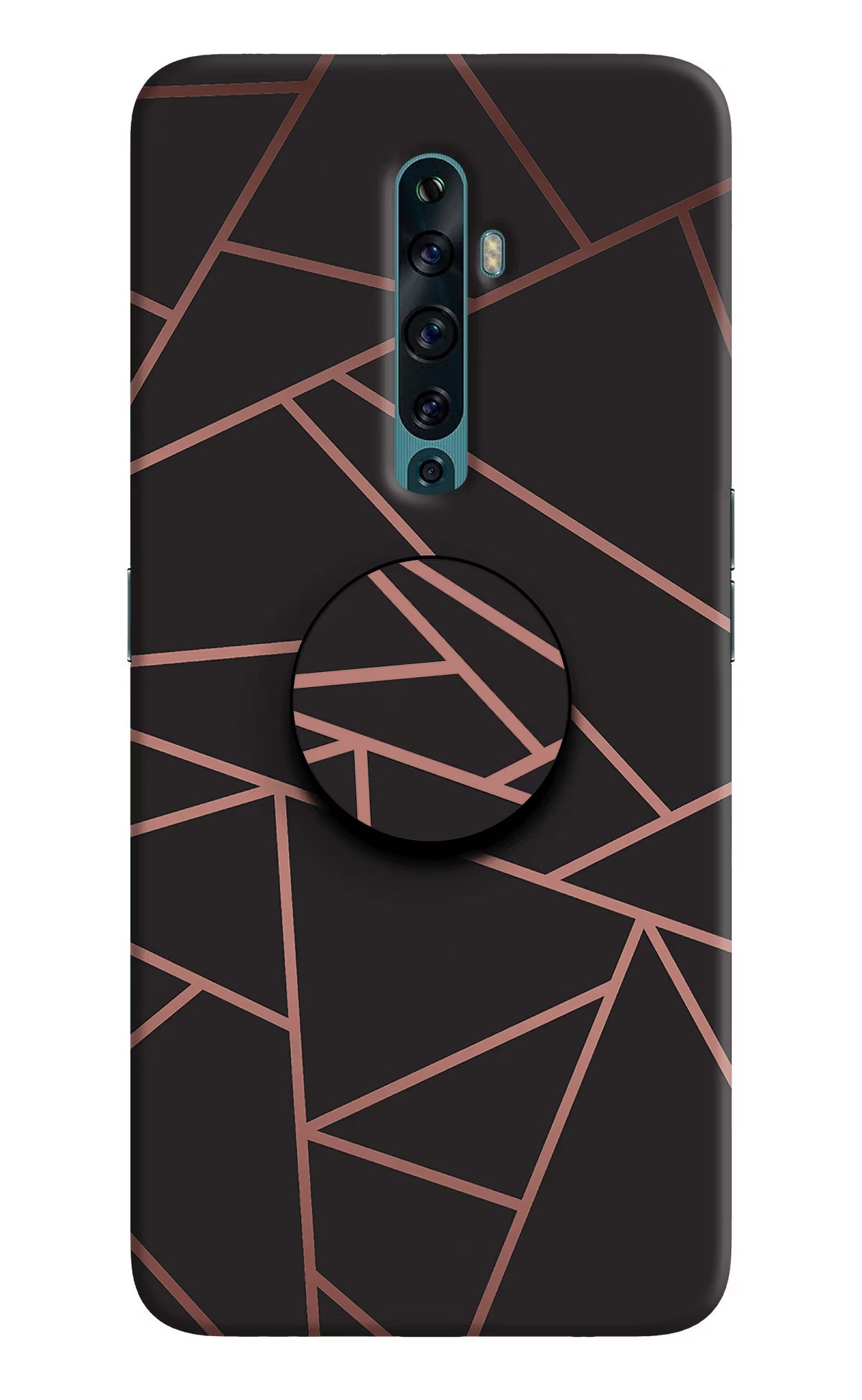 Geometric Pattern Oppo Reno2 F Pop Case