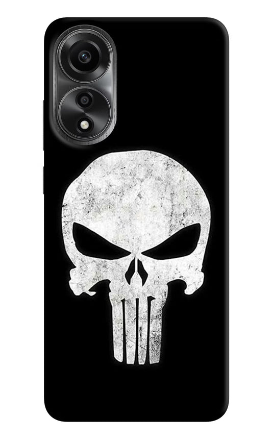 Punisher Skull Oppo A78 4G Back Cover