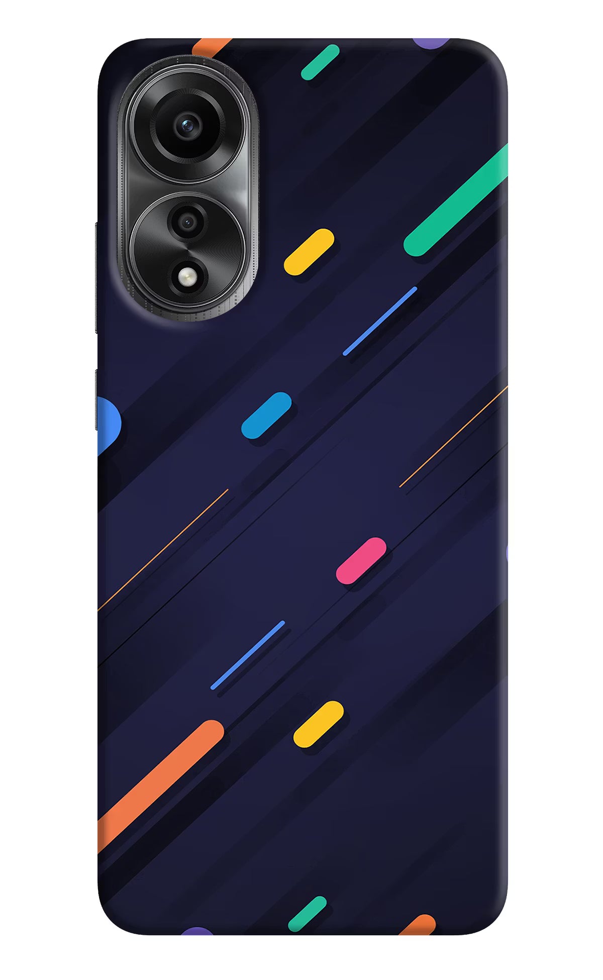 Abstract Design Oppo A78 4G Back Cover