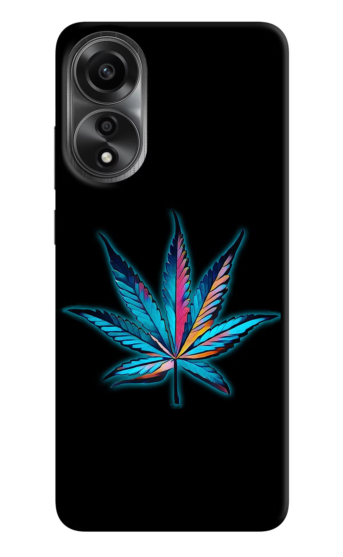 Weed Oppo A78 4G Back Cover