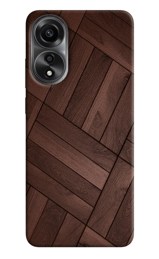 Wooden Texture Design Oppo A78 4G Back Cover