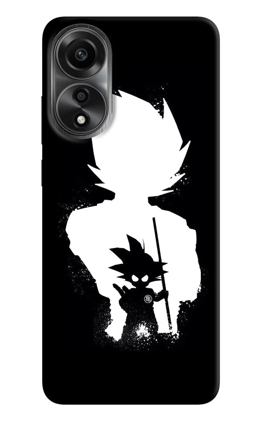 Goku Shadow Oppo A78 4G Back Cover