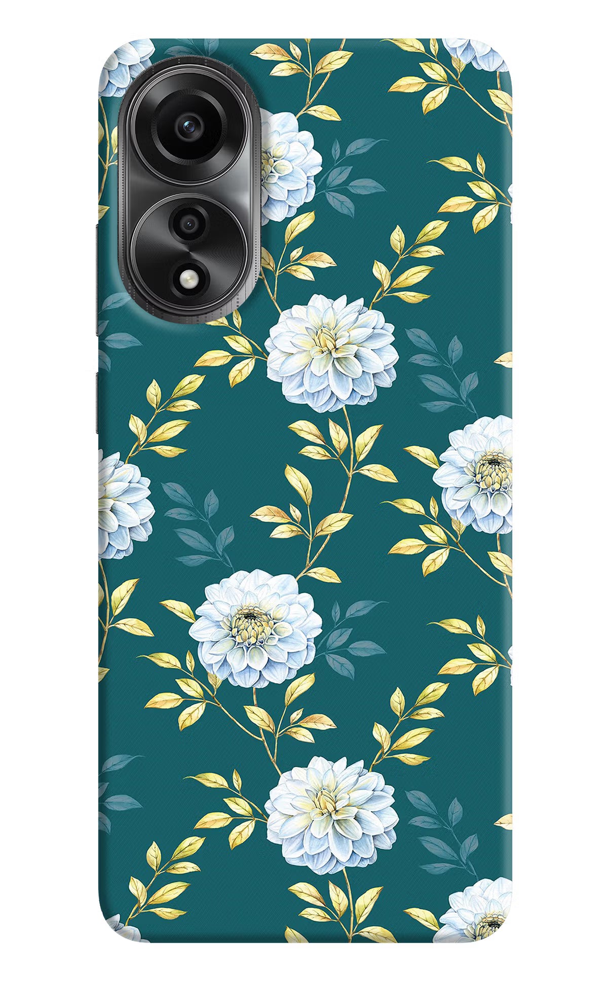 Flowers Oppo A78 4G Back Cover
