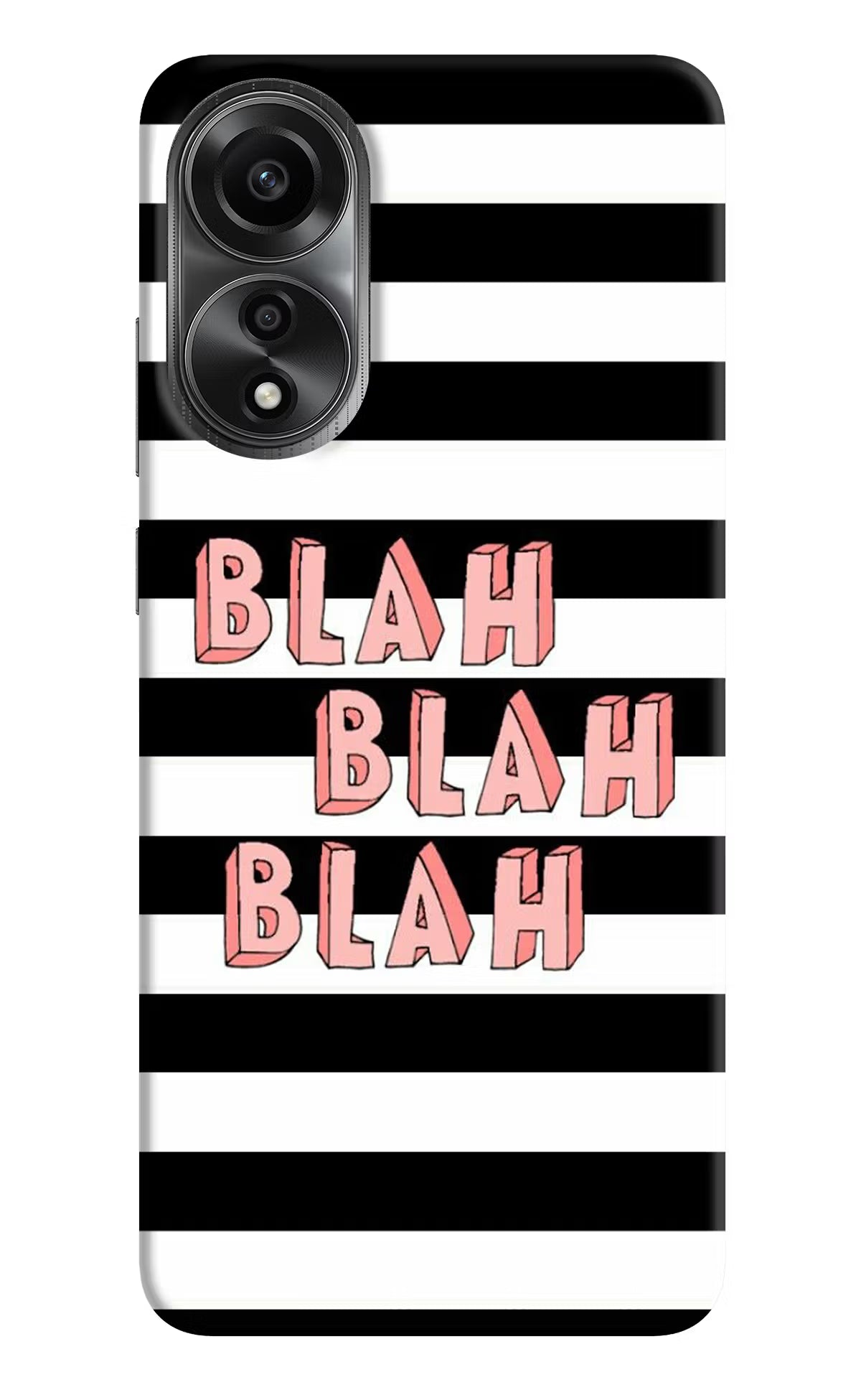 Blah Blah Blah Oppo A78 4G Back Cover