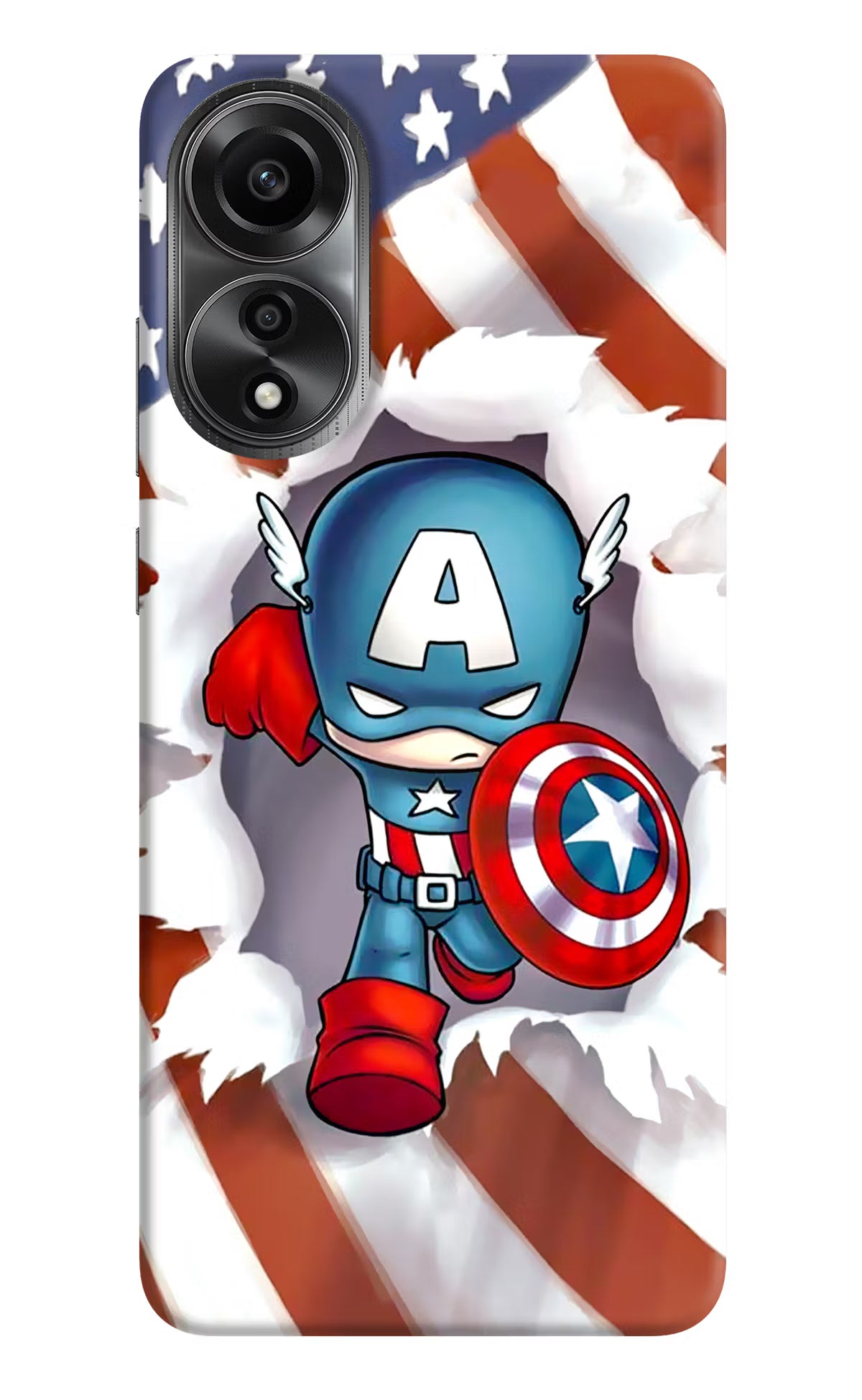 Captain America Oppo A78 4G Back Cover