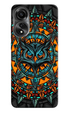Angry Owl Art Oppo A78 4G Back Cover