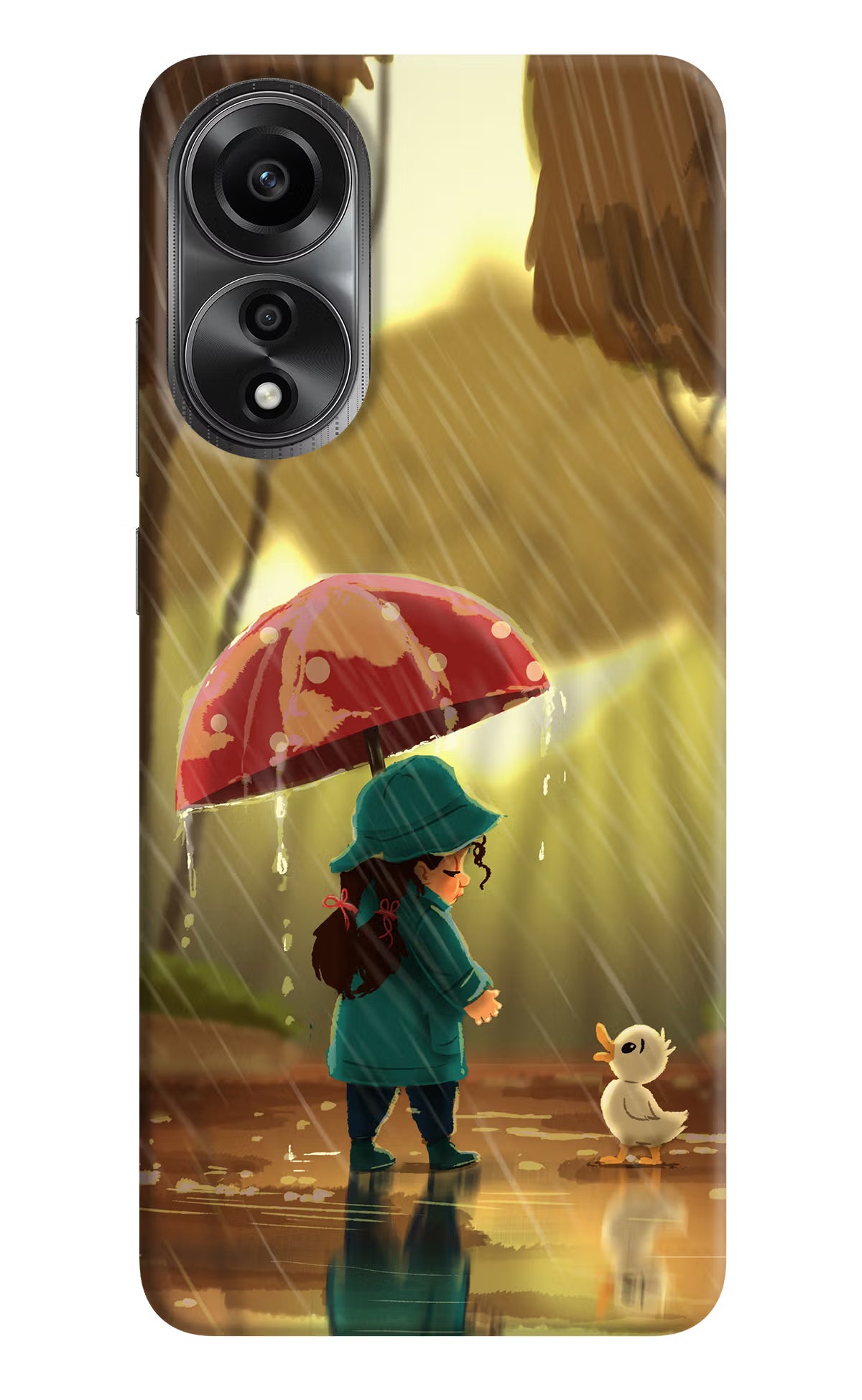 Rainy Day Oppo A78 4G Back Cover