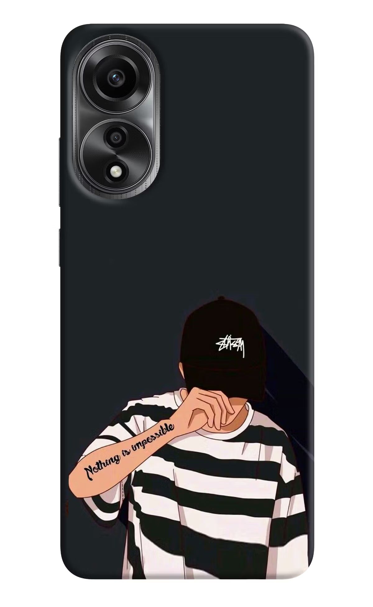 Aesthetic Boy Oppo A78 4G Back Cover