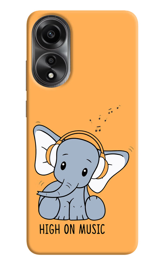 High On Music Oppo A78 4G Back Cover