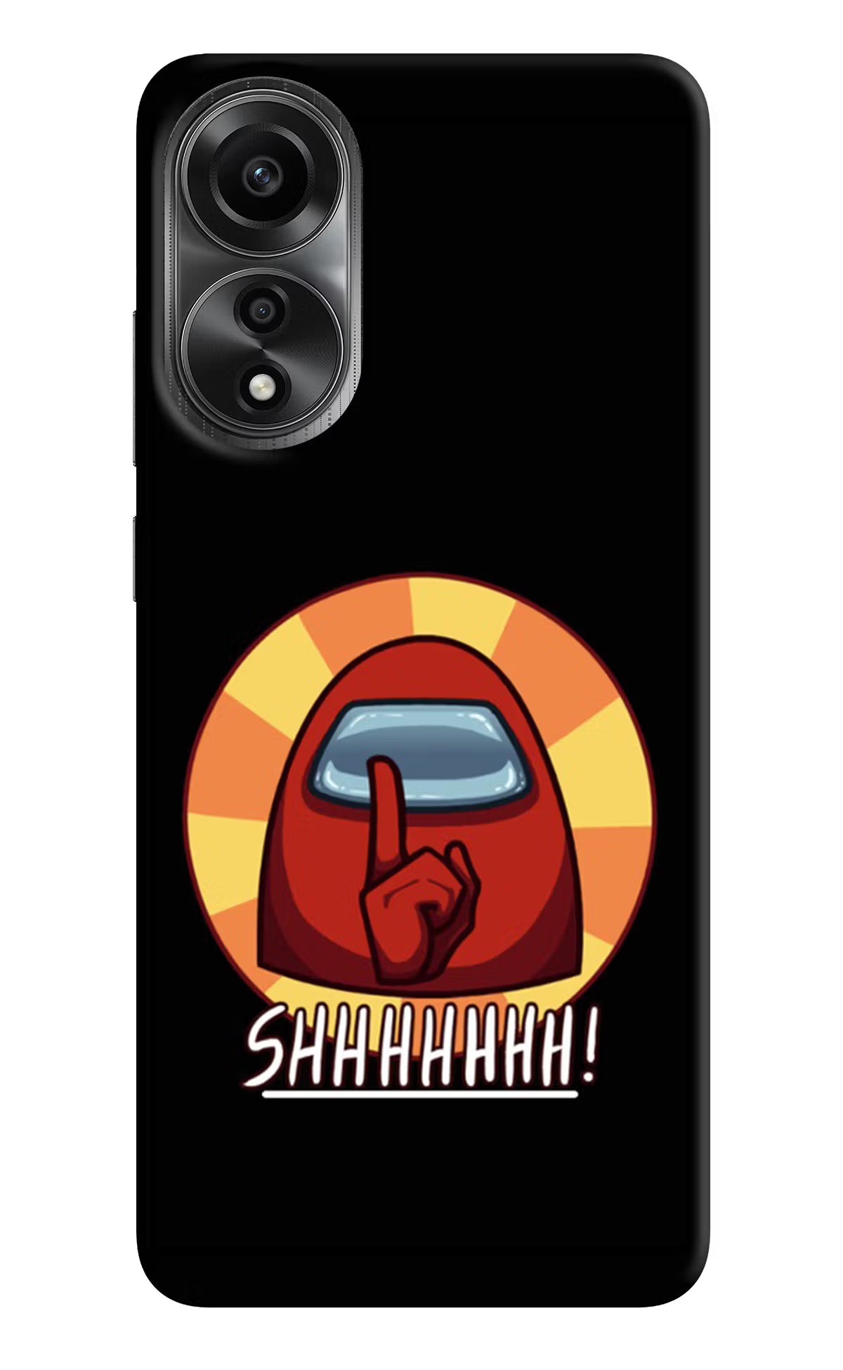 Among Us Shhh! Oppo A78 4G Back Cover
