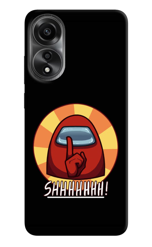 Among Us Shhh! Oppo A78 4G Back Cover