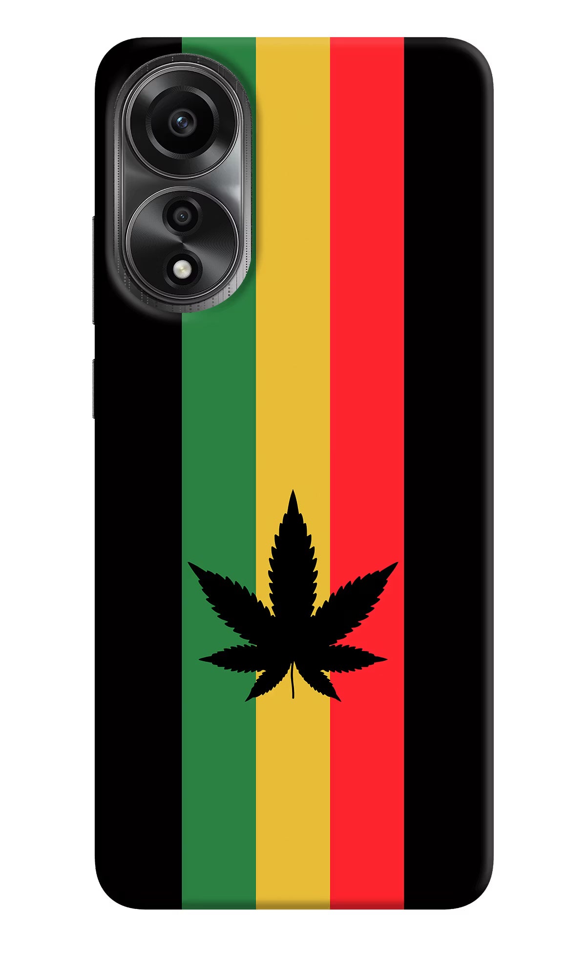 Weed Flag Oppo A78 4G Back Cover