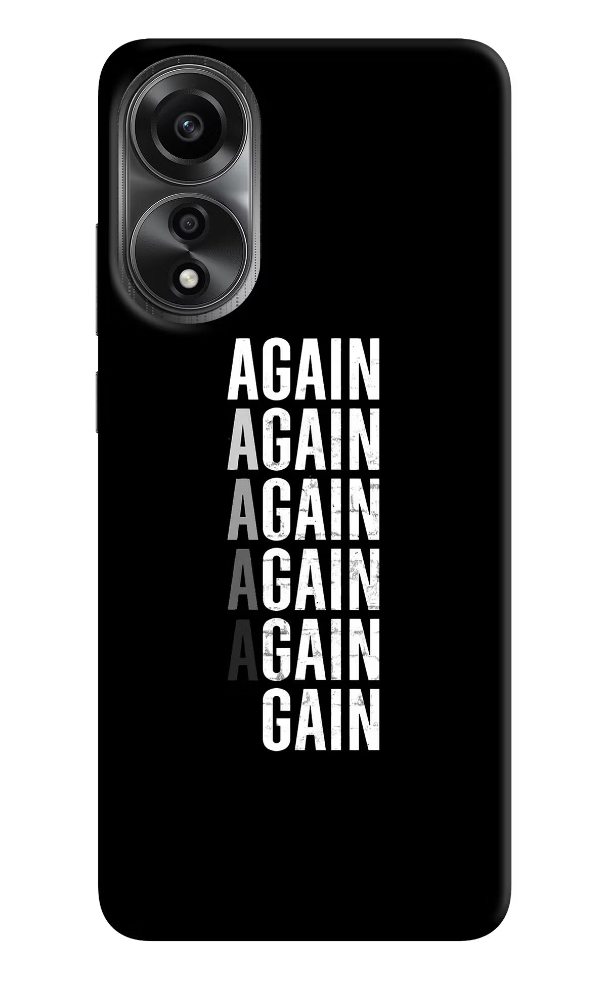Again Again Gain Oppo A78 4G Back Cover
