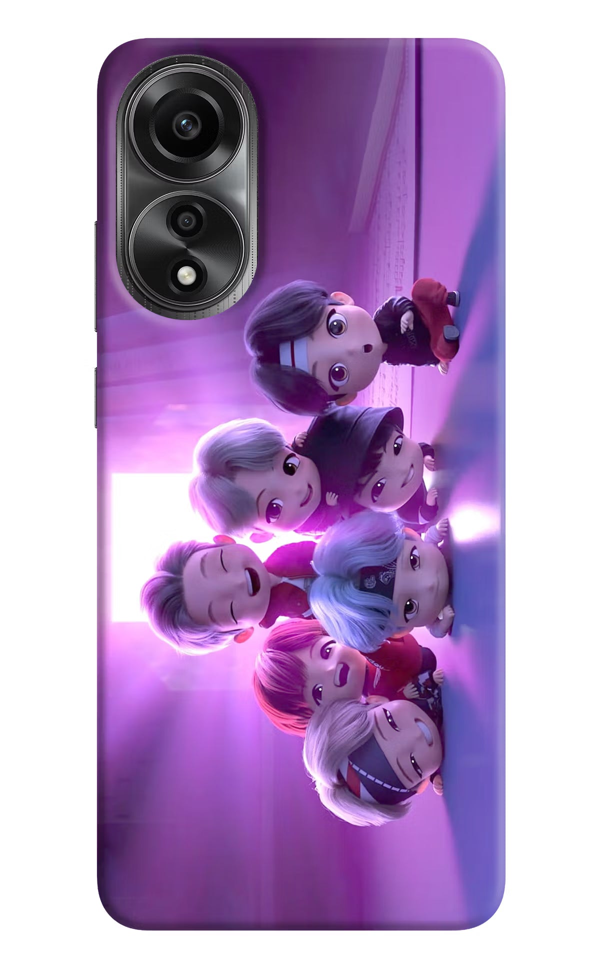 BTS Chibi Oppo A78 4G Back Cover