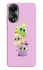 Cute Little Birds Oppo A78 4G Hard Case Back Cover by Casekaro