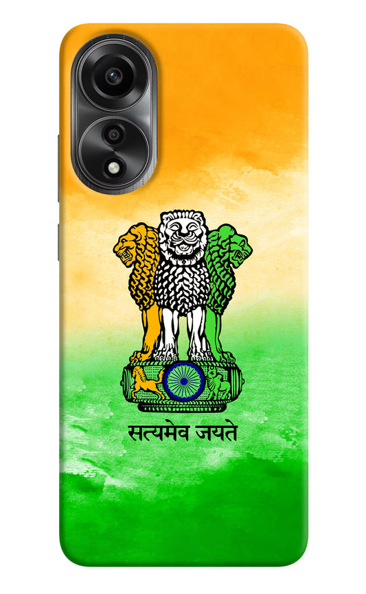 Satyamev Jayate Flag Oppo A78 4G Back Cover