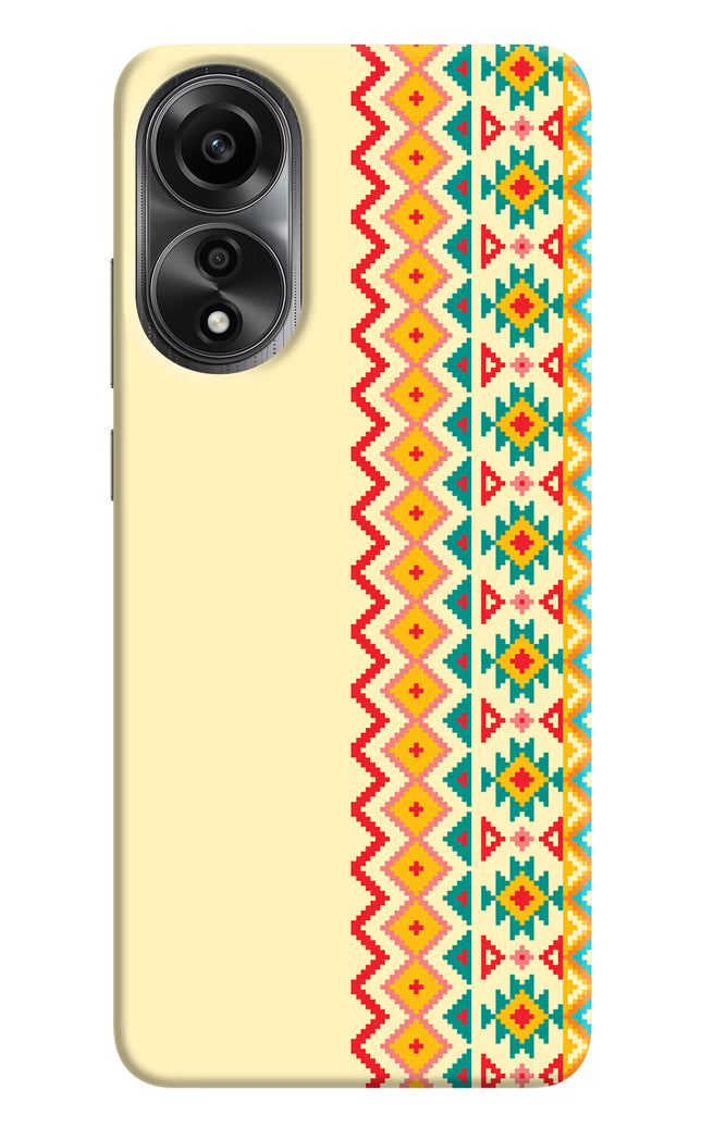 Ethnic Seamless Oppo A78 4G Back Cover