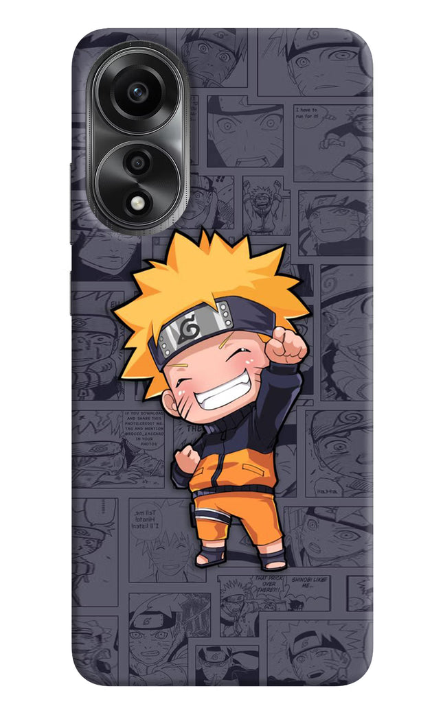 Chota Naruto Oppo A78 4G Back Cover