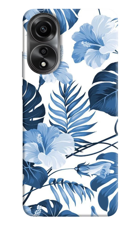 Fabric Art Oppo A78 4G Back Cover