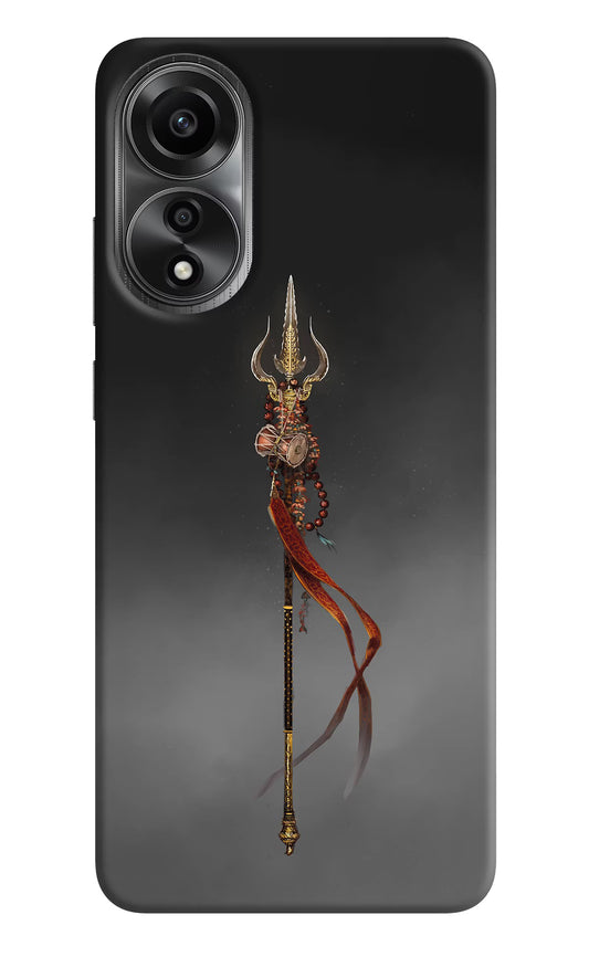 Shiv Trishul Oppo A78 4G Back Cover