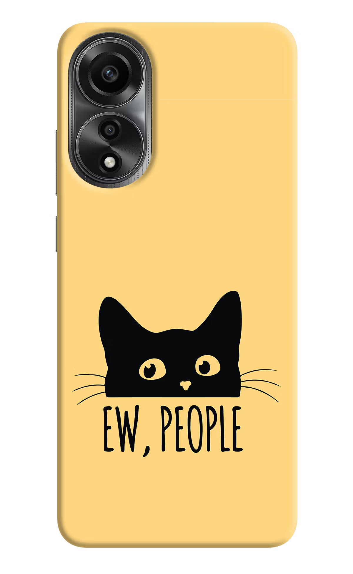 Ew People Catitude Oppo A78 4G Back Cover