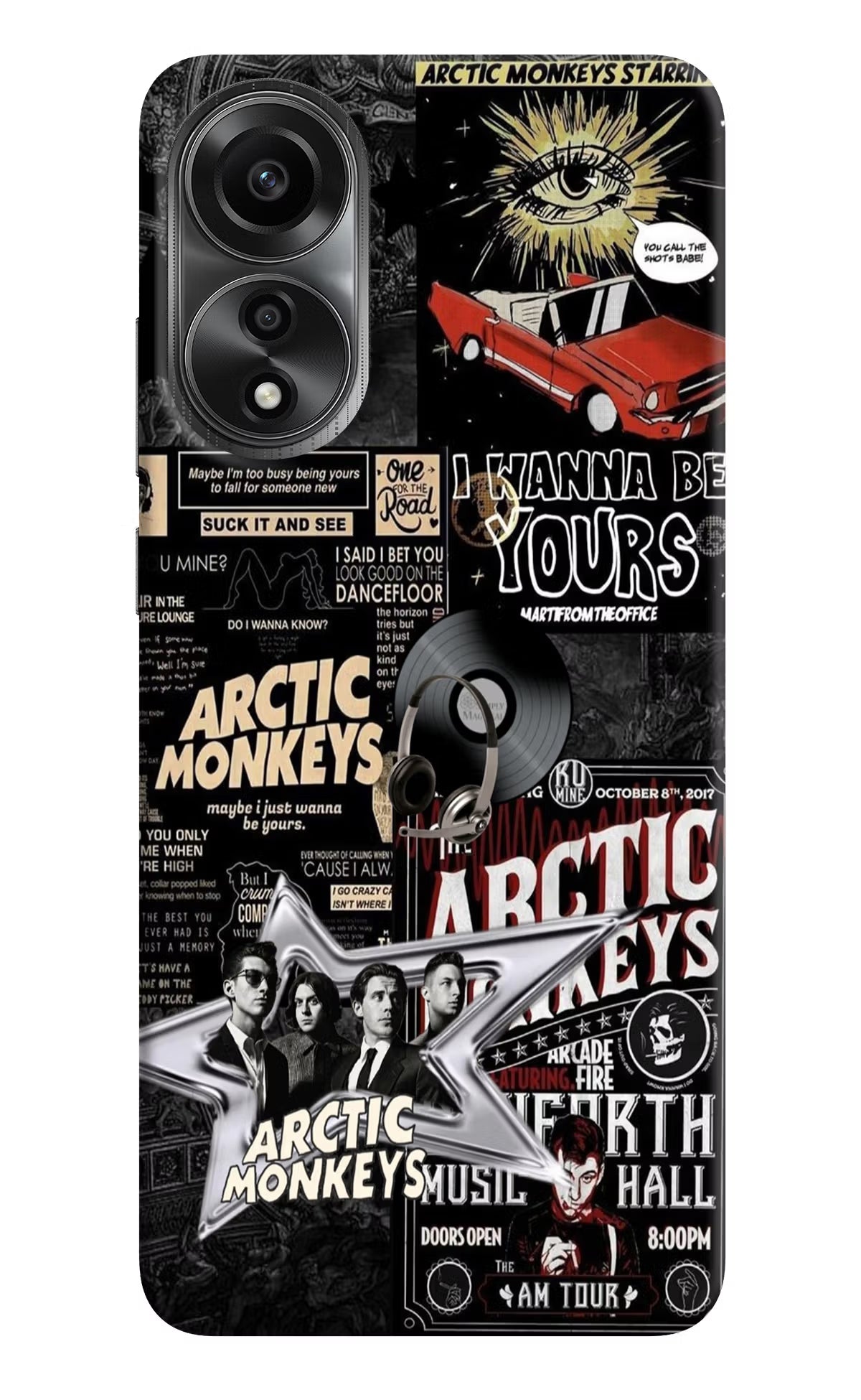 Arctic Monkeys Oppo A78 4G Back Cover