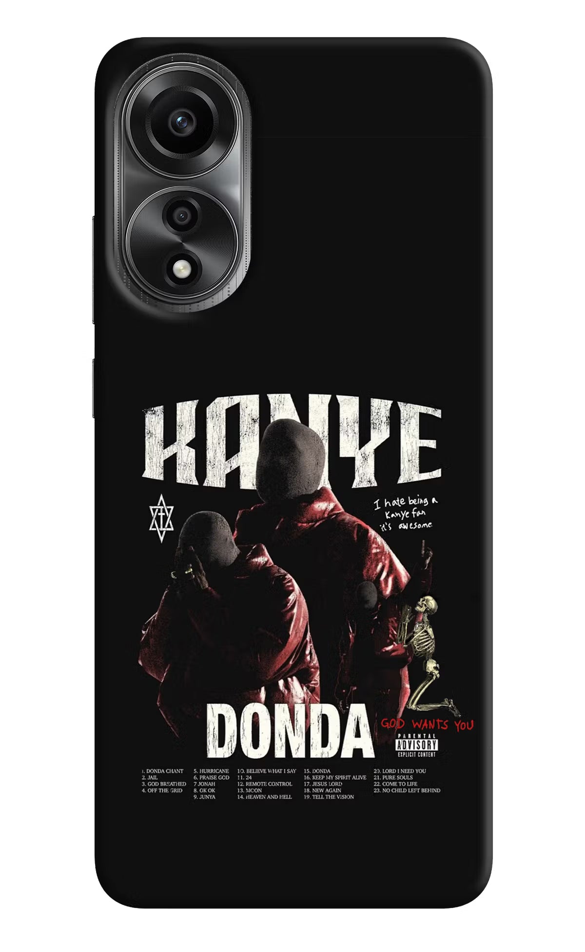 Donda Kanye West Oppo A78 4G Back Cover