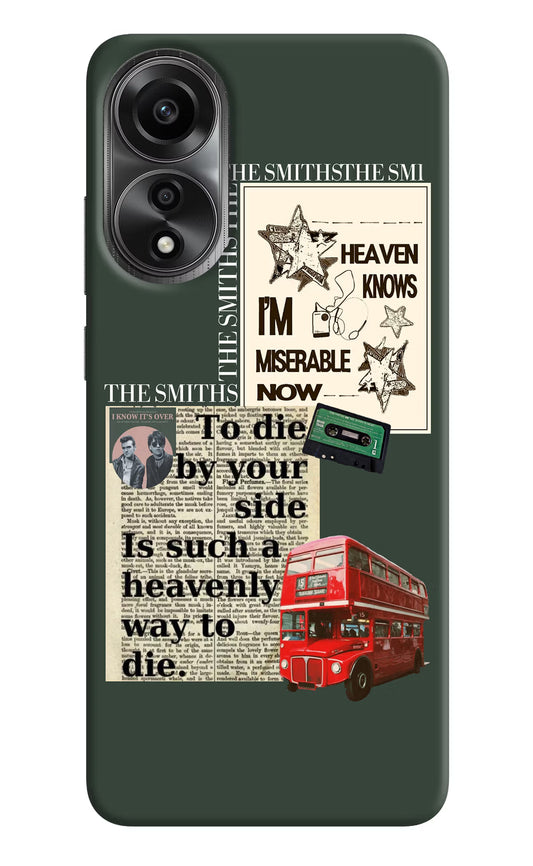 The Smiths Oppo A78 4G Back Cover