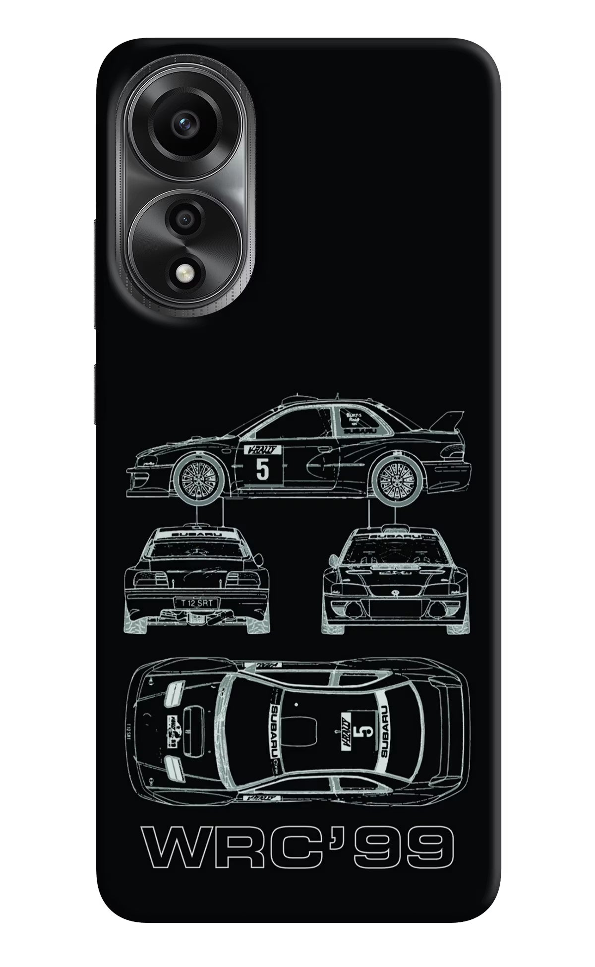 WRC'99 Oppo A78 4G Back Cover