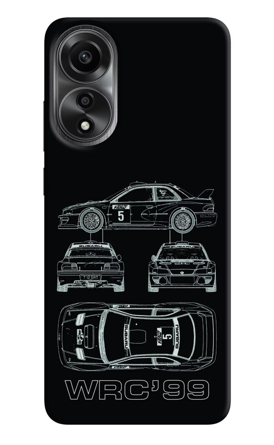 WRC'99 Oppo A78 4G Back Cover