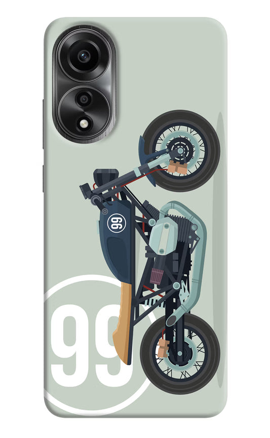 Classic Cafe Racer 99 Oppo A78 4G Back Cover